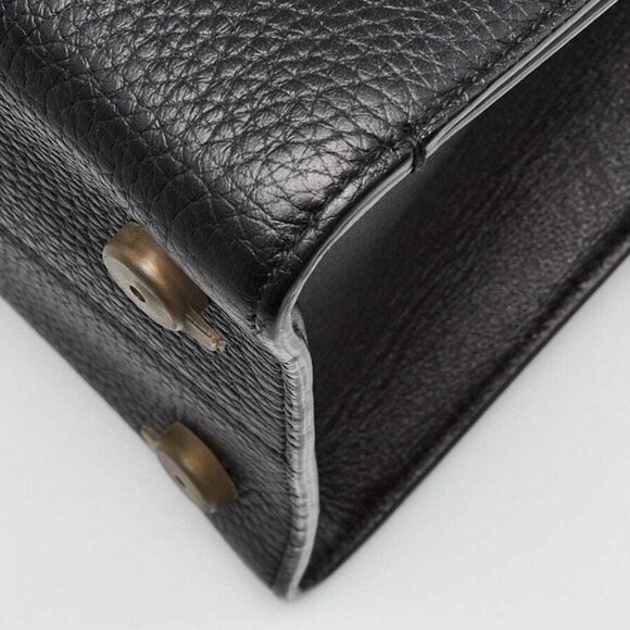 Christian Dior Black Pebbled Leather Medium Diorever Bag - Picture 4 of 11